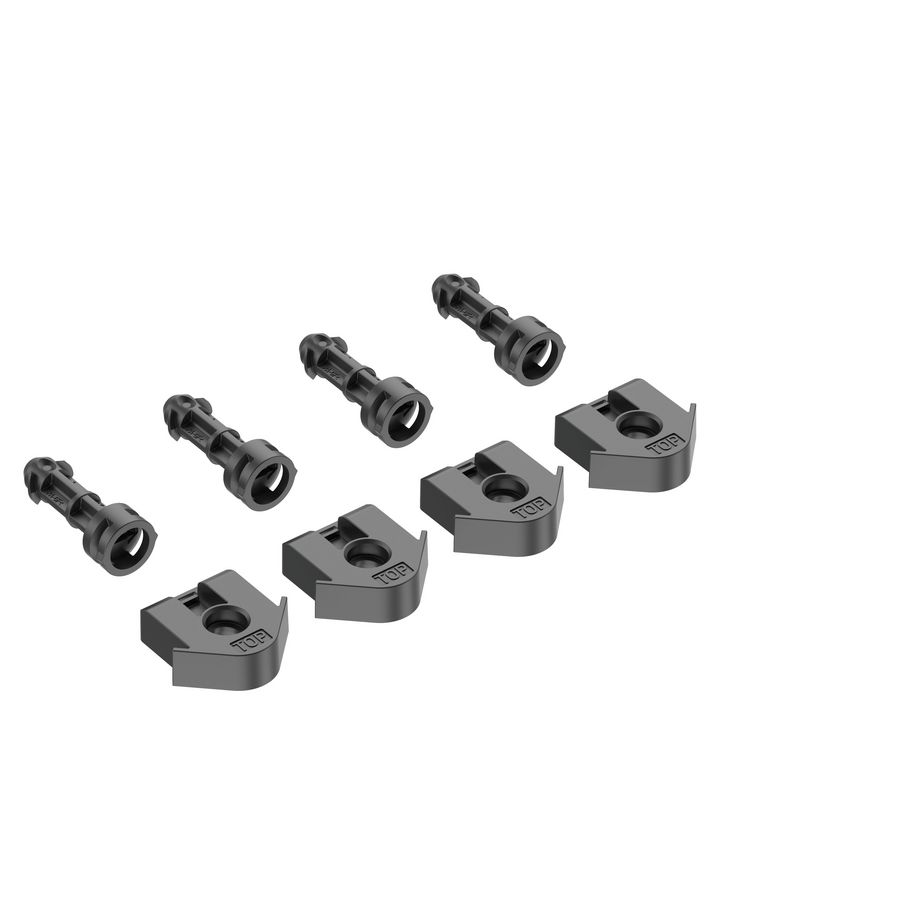 Snelsluitschroeven set diepzwart 72204401