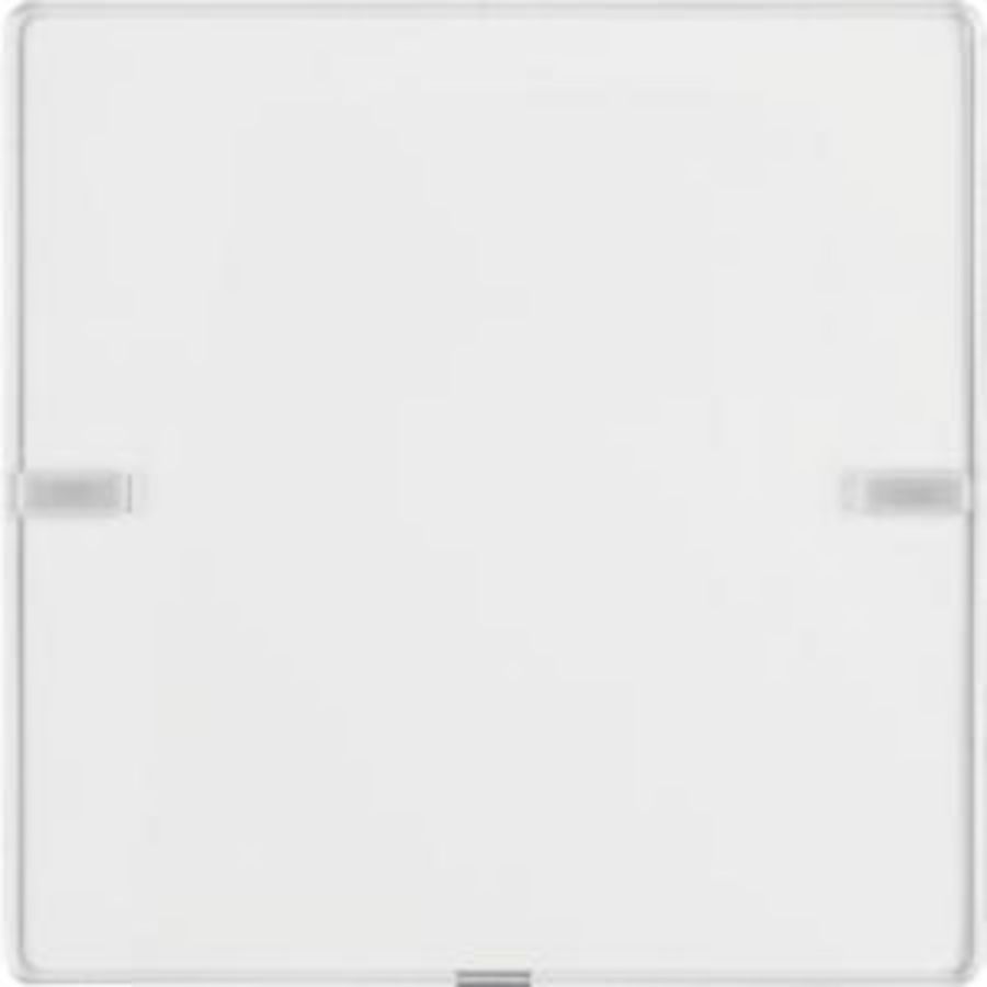 Drukknop opzetmodule 1-v tekstv. berker Q.1/Q.3/Q.7 polarwit