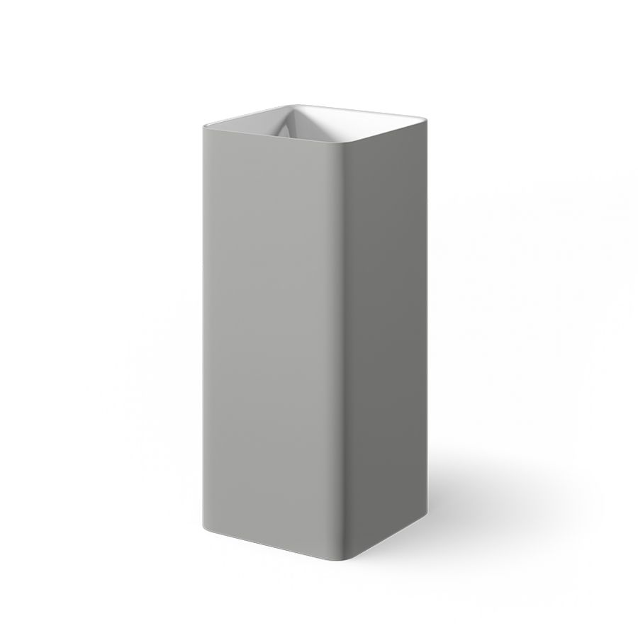 Mineral Pillar Square hoogte 90cm Matt Light Grey