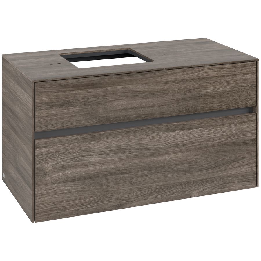 Wastafelonderkast Collaro 1000x548x500mm Sto.Oak C12600RK