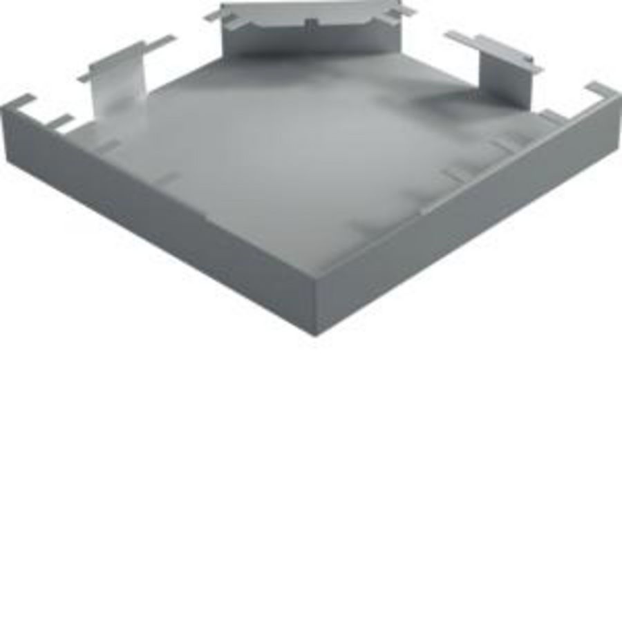 Vlakke hoek plaatstaal plafondkanaal 50x80mm DABA alulook