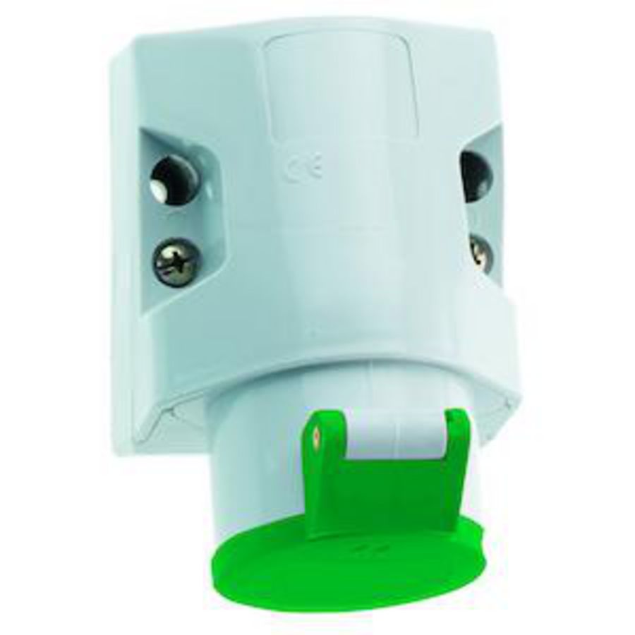 Wandcontactdoos 3h 16A 2P 50V IP44 80x70