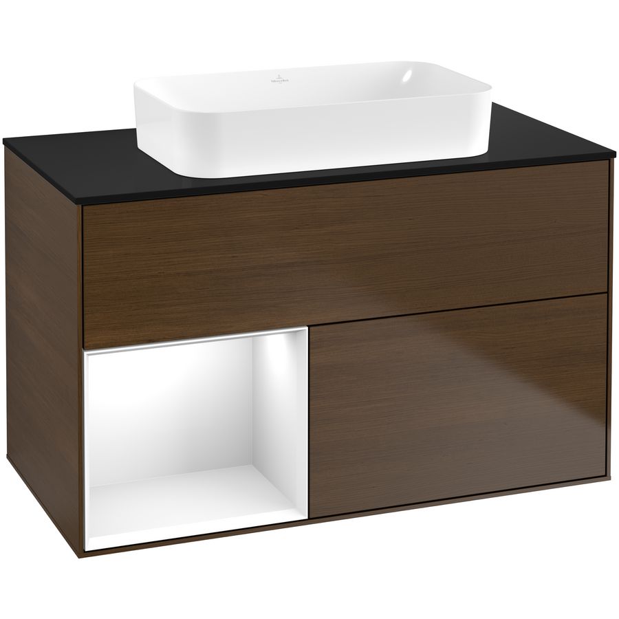Wastafelonderkast Finion 1000x603x501mm W.Veneer F652GFGN