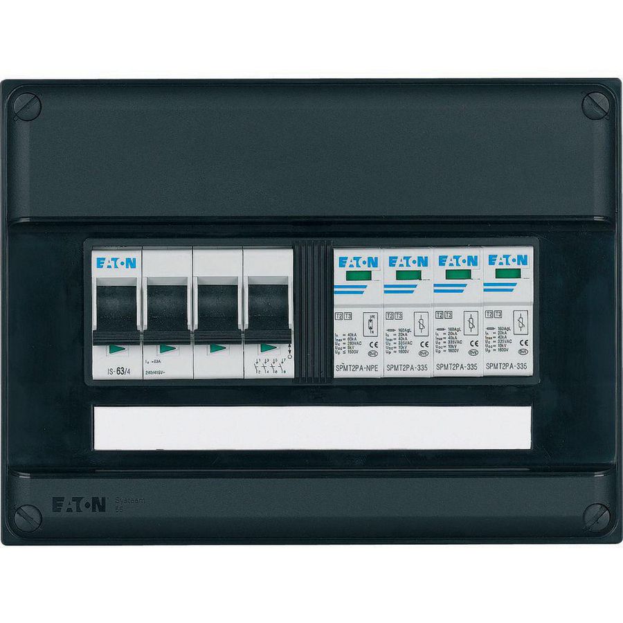 S55, schak.kast met OVP, 3 fasen Eaton