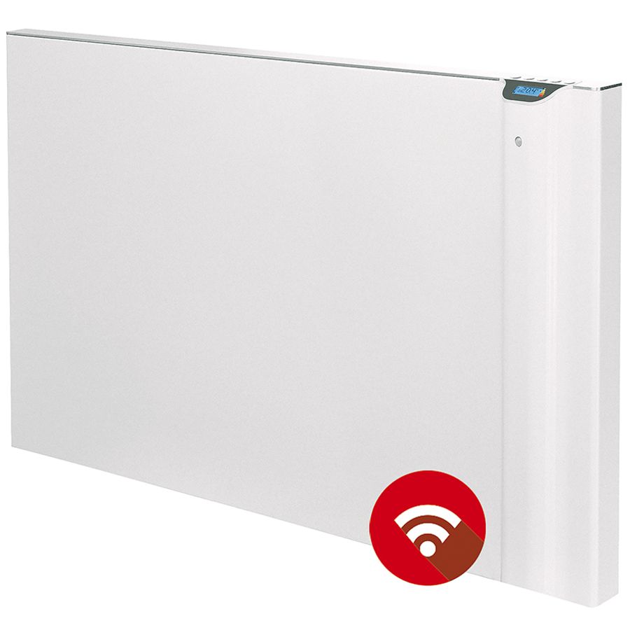 Elek. paneelradiator E-Comfort Klima Wifi 504x1010mm 1500W RAL9003 mat wit