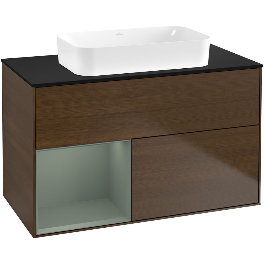 Wastafelonderkast Finion 1000x603x501mm W.Veneer F652GMGN