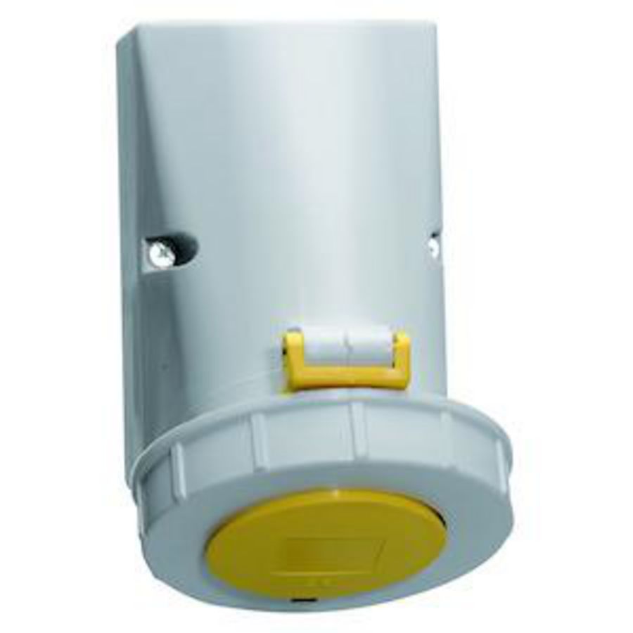 Wandcontactdoos 4h 16A 4P 110V IP67 100x75