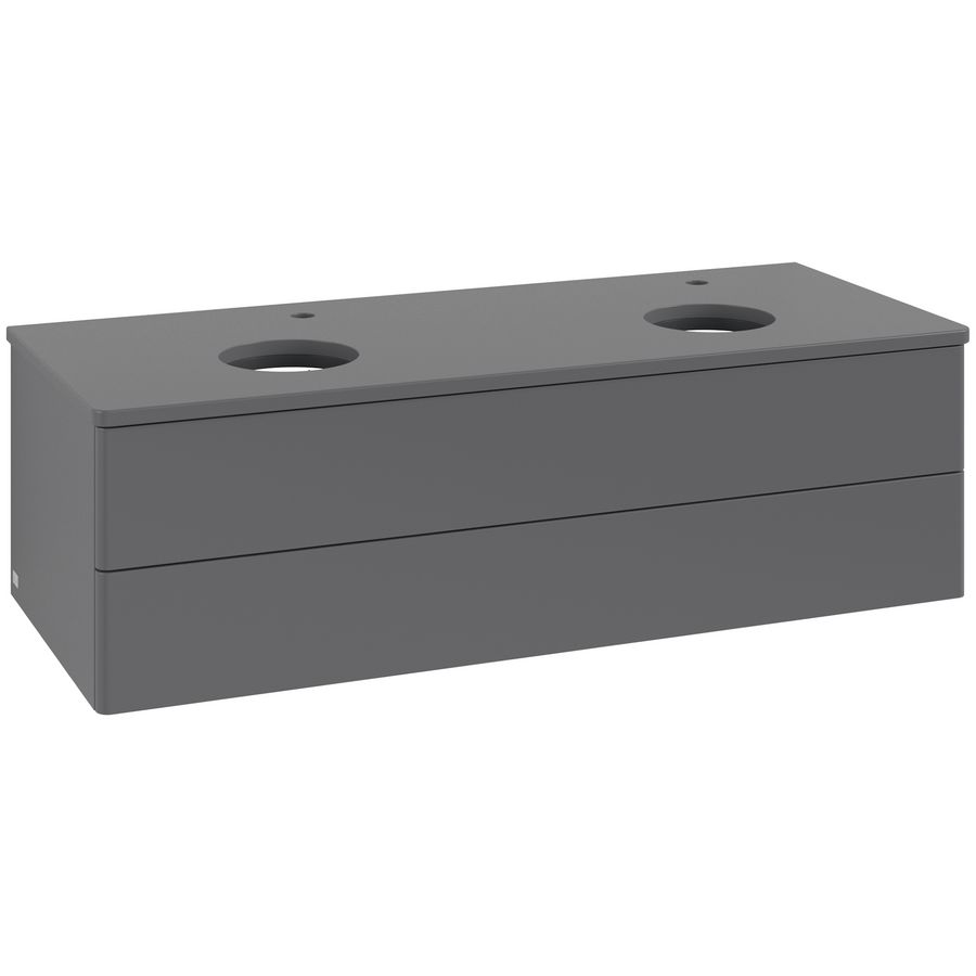 Wastafelonderkast Antao 1200x360x500mm Antr. Matt Lacquer K24050GK