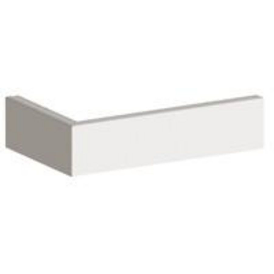 Deksel buitenhoek B45 RAL9003