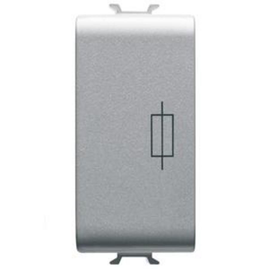 ZEKERINGHOUDER-250 Vac 16 A-1 MODULE-TITANIUM-CHORUS
