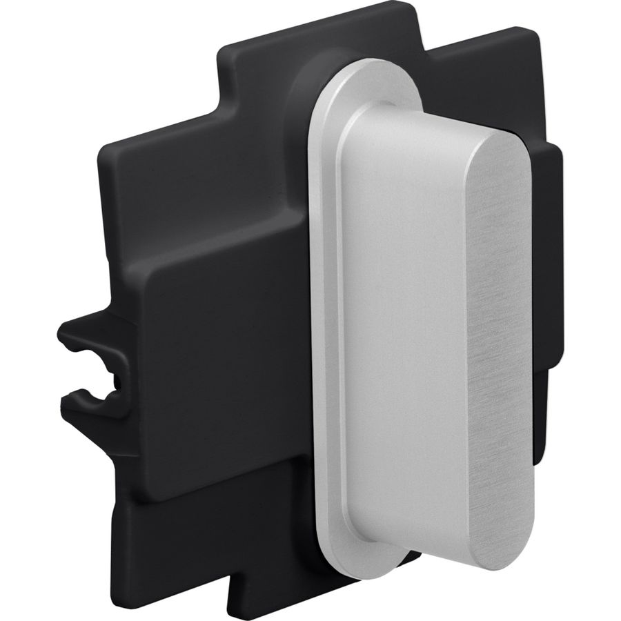 Rocker enkelvoudige schakelfuncties alu grey