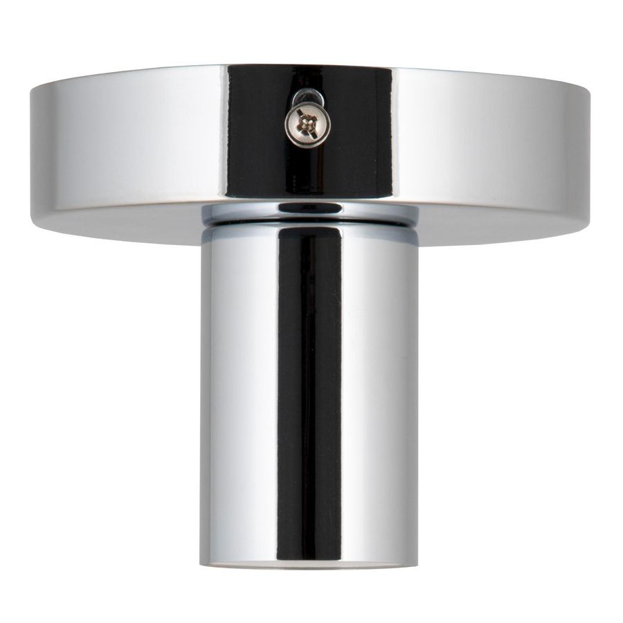 Plafond/Wandlamp metaal S E27 85x100mm CLII chroom