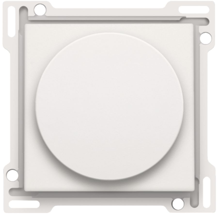 Afwerkingsset draaiknopdimmer/snelh.reg. incl. draaikn white