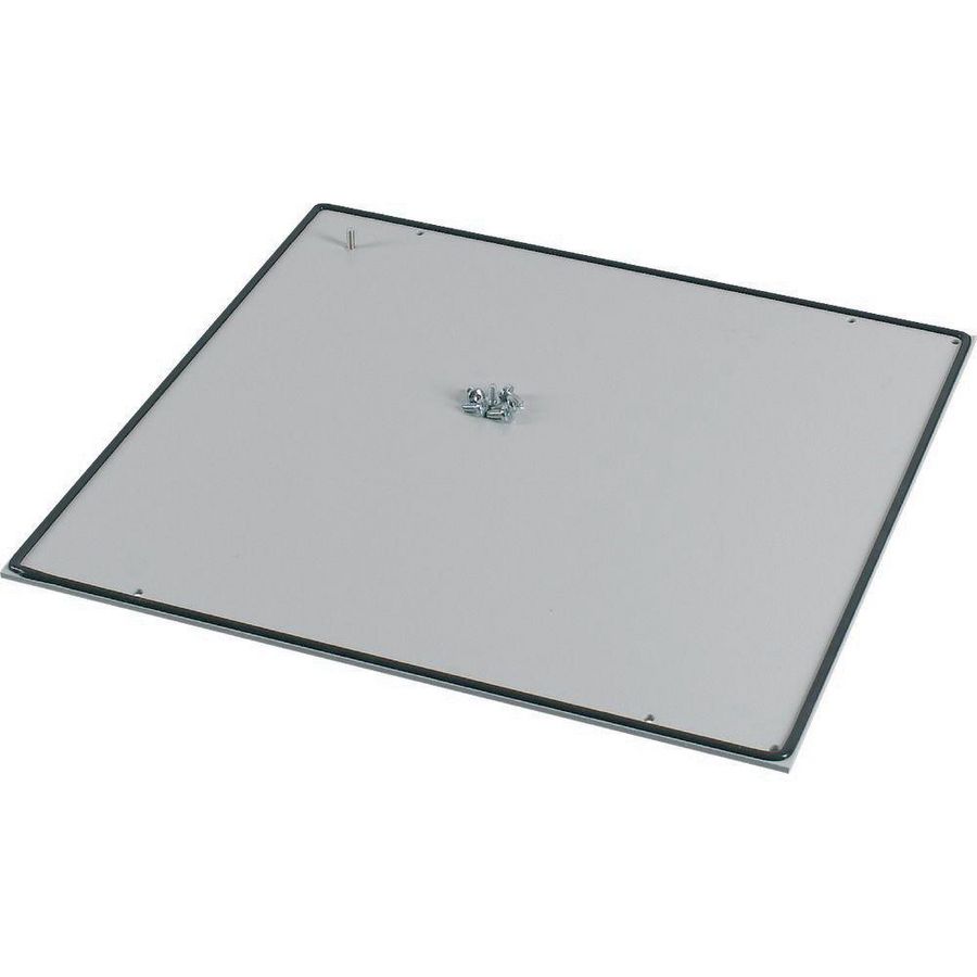 Dak- of bodemplaat aluminium 5mm gesloten IP55 BxD=600x600mm