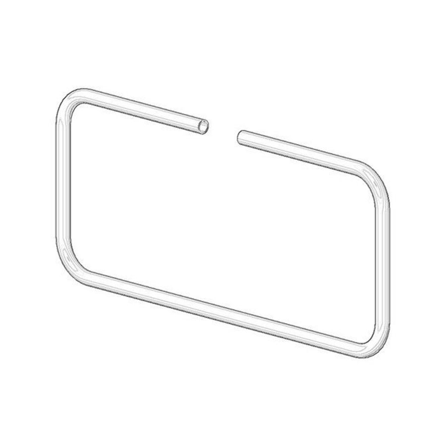 Houder 320x140x10mm Mat Wit
