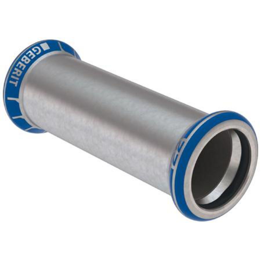 Schuifperssok/ reparatiekoppeling MAPRESS RVS siliconenvrij (LABS-vrij) 18x18mm