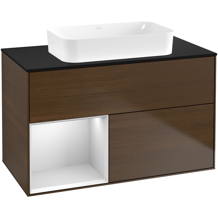 Wastafelonderkast Finion 1000x603x501mm W.Veneer F652MTGN