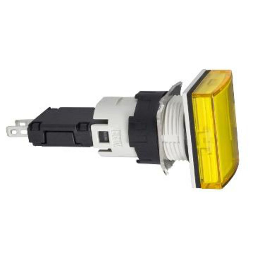 Signaallamp Rechthoekig Ø16mm IP65 LED 24V Connector Gee