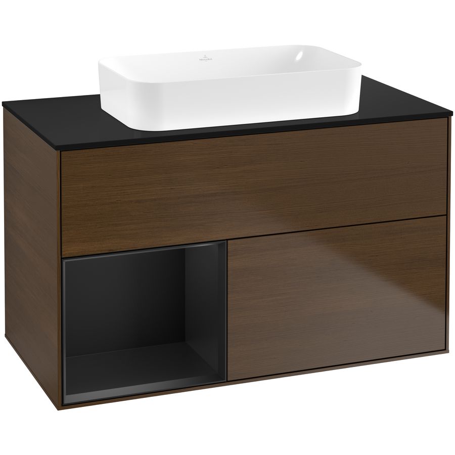 Wastafelonderkast Finion 1000x603x501mm W.Veneer F652PDGN