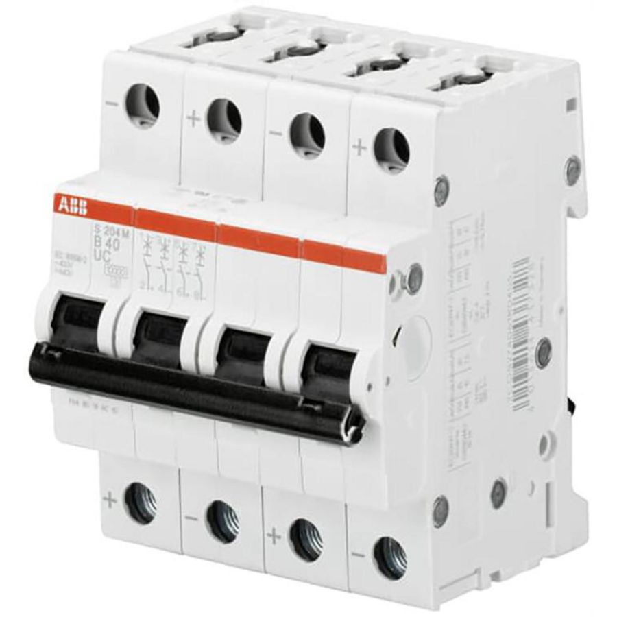 Installatieautomaat hogere spanningen 4-polig 10A 2CDS274061R0105
