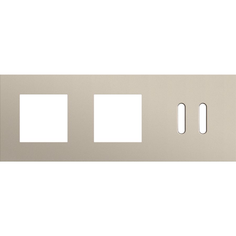 Afdekplaat 3-voud horiz. 71mm centerafst. 166-56708