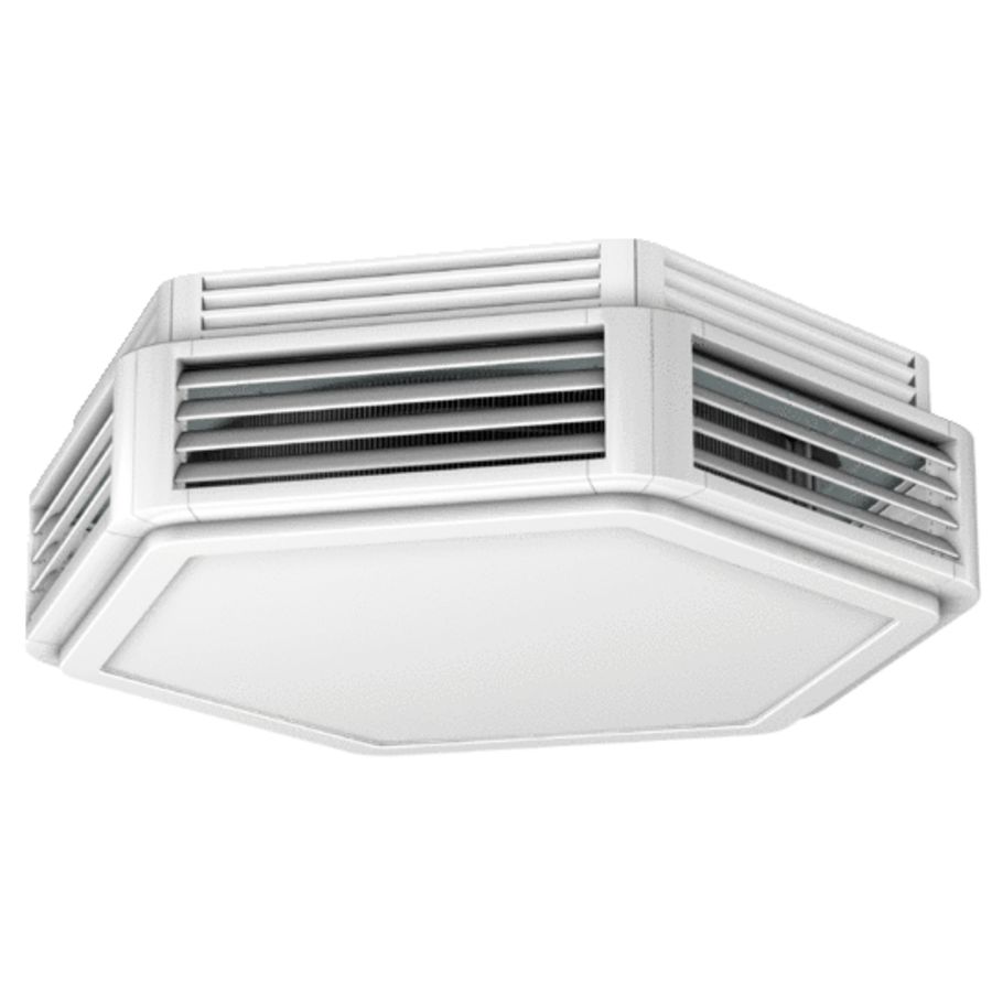 Luchtverhitter indirect gestookt ULTRA 6-hoekig  843058 max. 20,3kW 1788m³/H