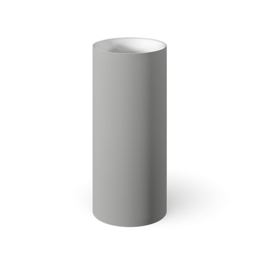 Mineral Pillar Round hoogte 90cm Matt Light Grey