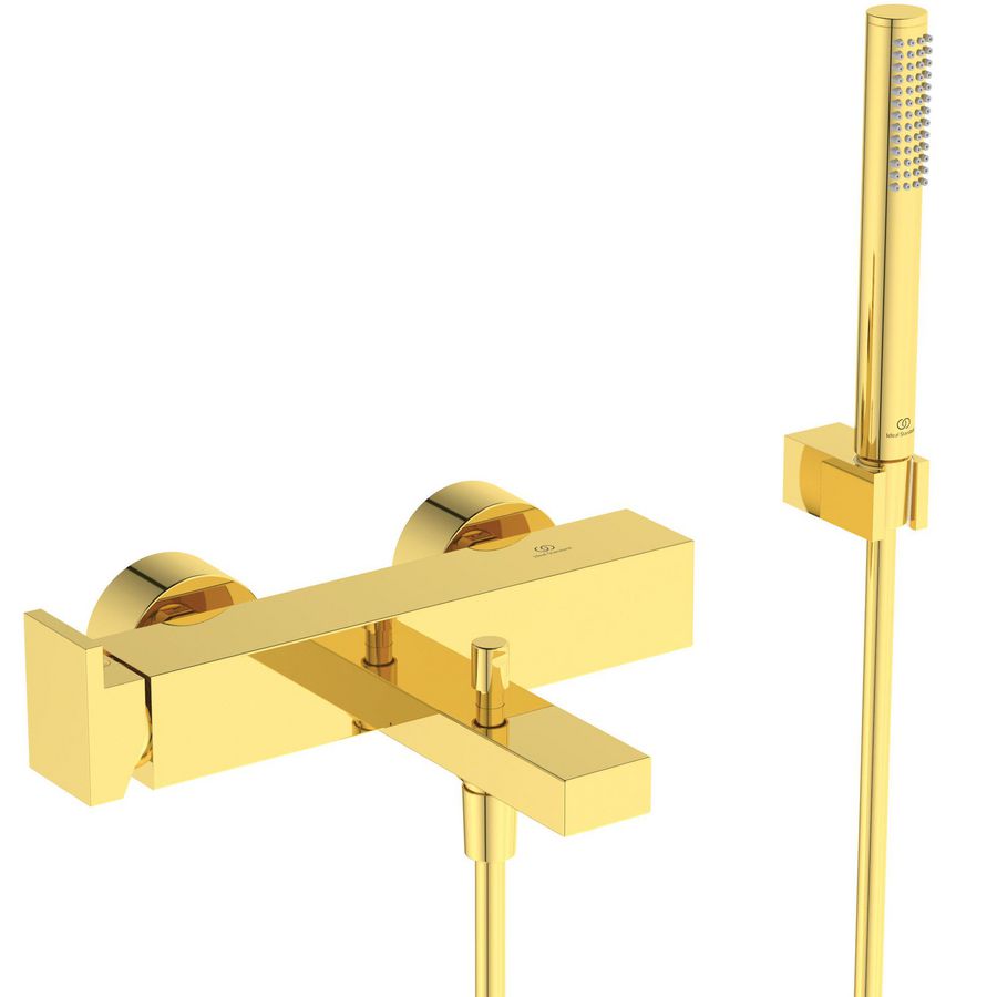 Bad/douchemengkraan h.o.h. 150mm m. badset brushed gold Extra