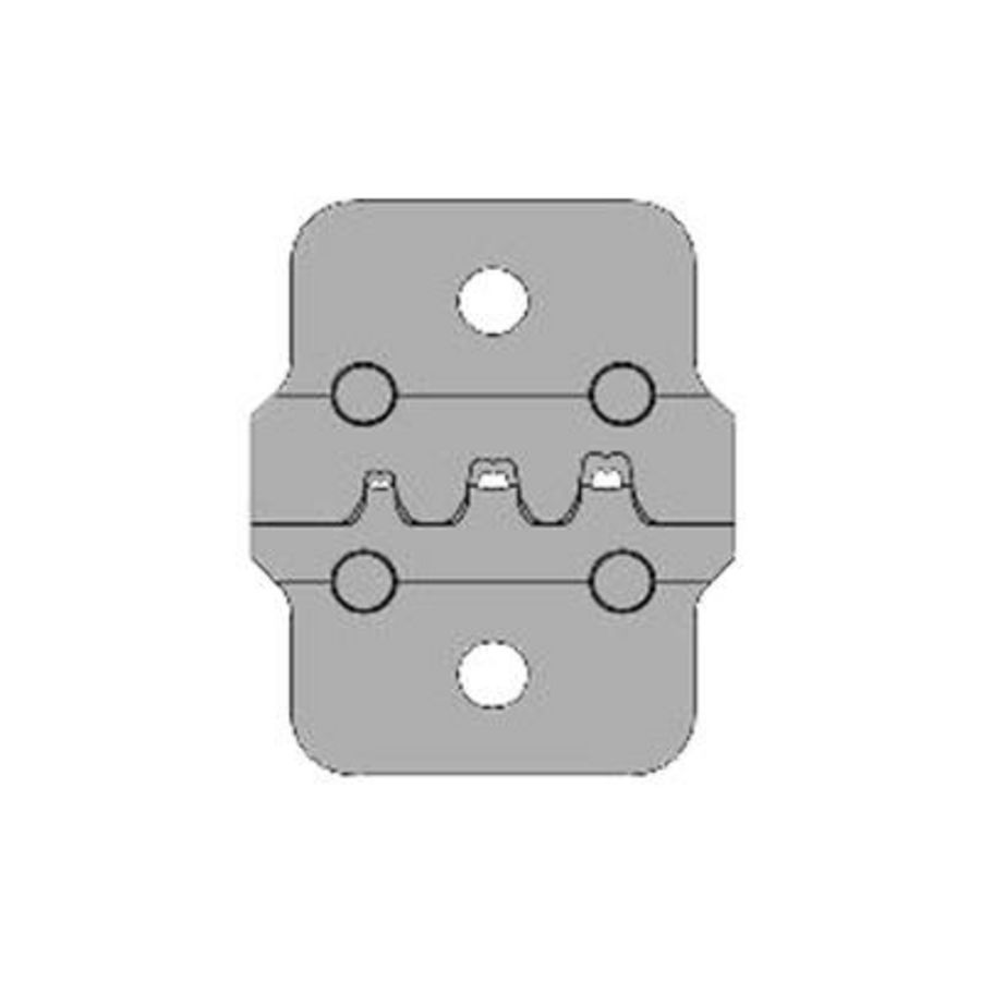 Matrijs voor krimpmachines klauwkabelschoen 0,1-1mm²