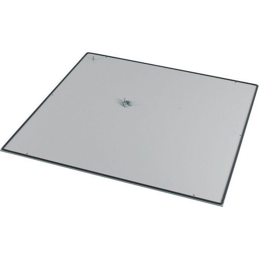 Dak- of bodemplaat aluminium 5mm gesloten IP55 BxD=800x800mm