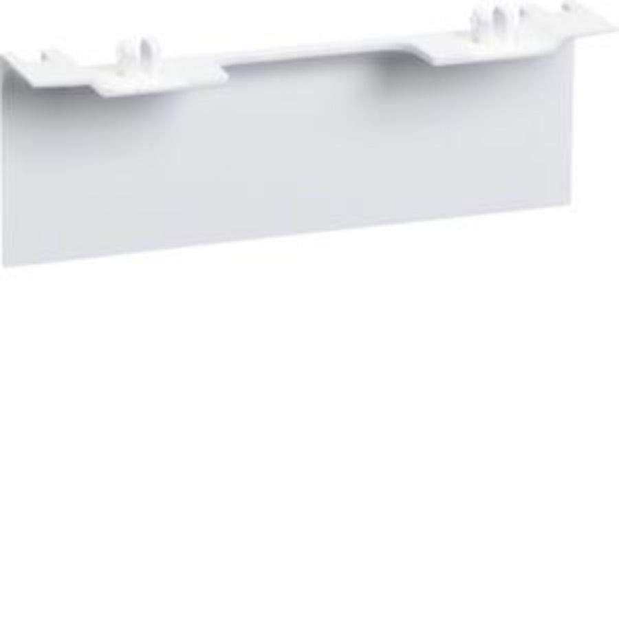 Plintpasstuk universele outlet voor goot 80mm hoog SL vwit