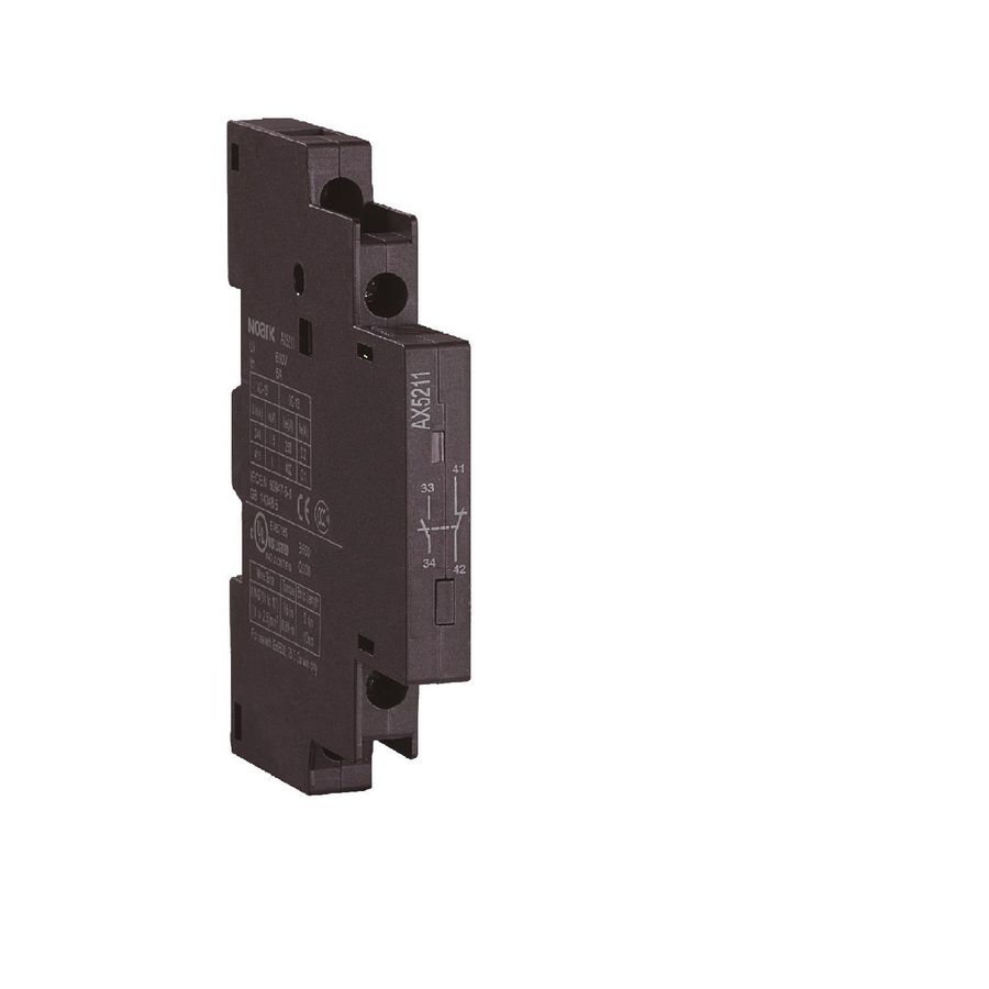 Hulpcontactblok zijaansluiting voor Ex9S32 1NO+1NC