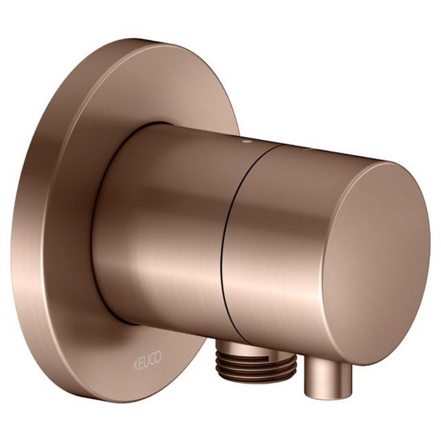 Stopkraan DN15 met slangaansl/IXMO Comfort/rond rood goud