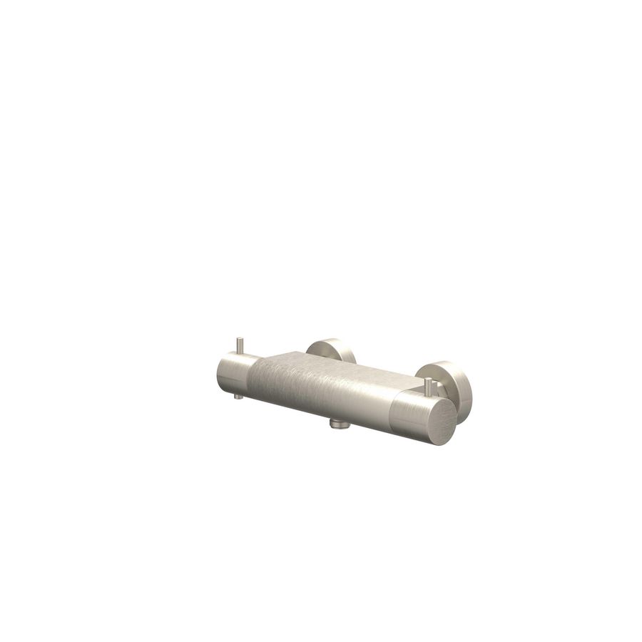 Douchethermostaatkraan BOND hoh 150mm cooltouch geborsteld nickel incl. S-koppelingen
