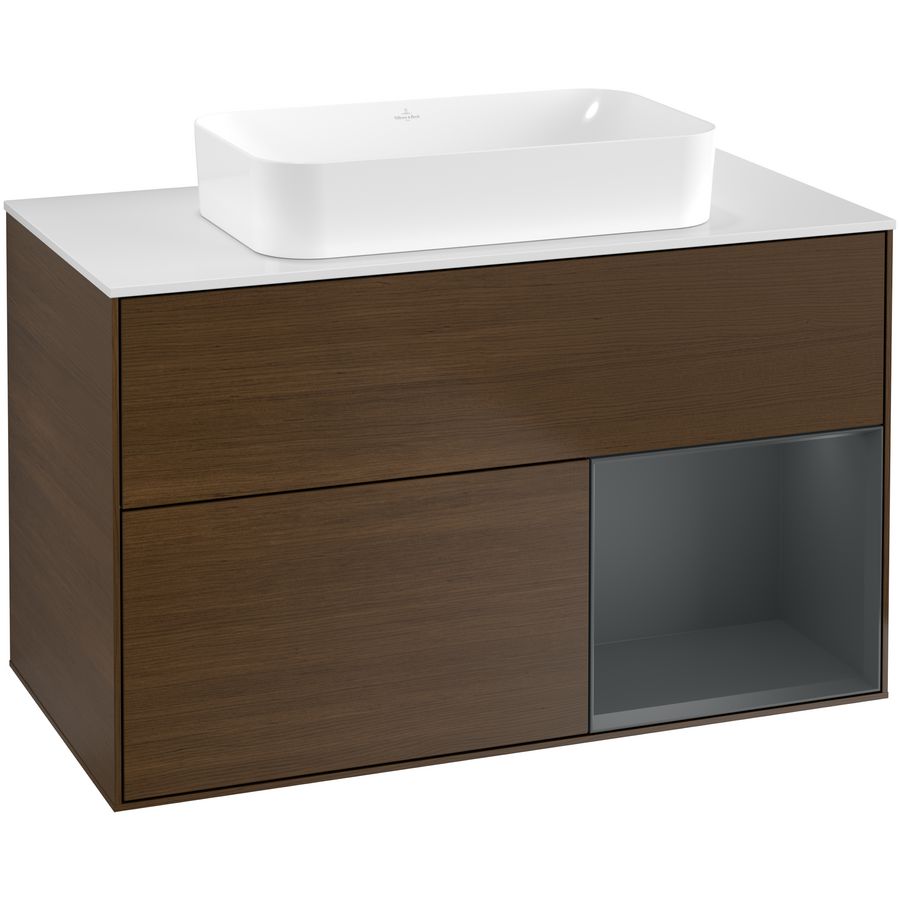 Wastafelonderkast Finion 1000x603x501mm W.Veneer F661HGGN