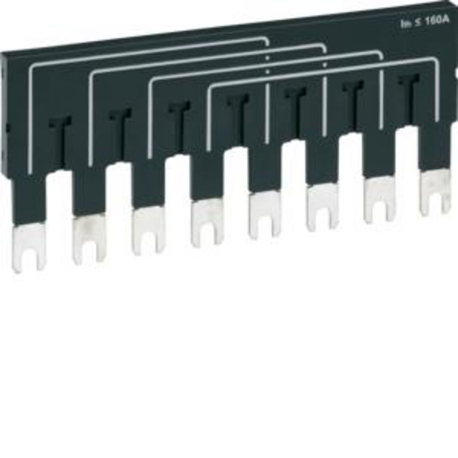Doorverbindingsrail 2x4P 160A