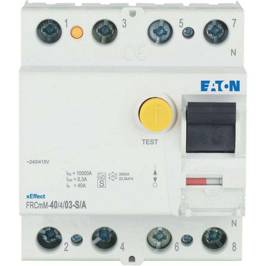 Aardlekschakelaar digi RCCB FRCMM 40A 4-polig 300mA 10kA S/A