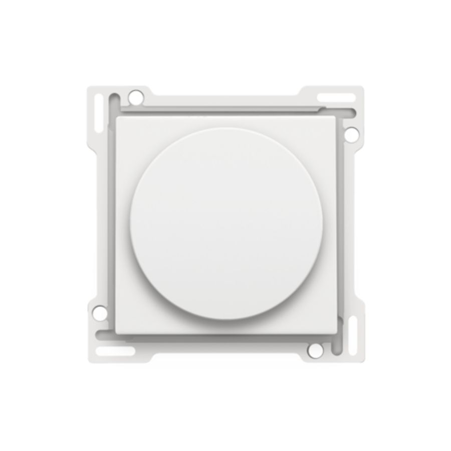 Afwerkingsset draaiknopdimmer/snelh.reg. incl.draaikn whitec