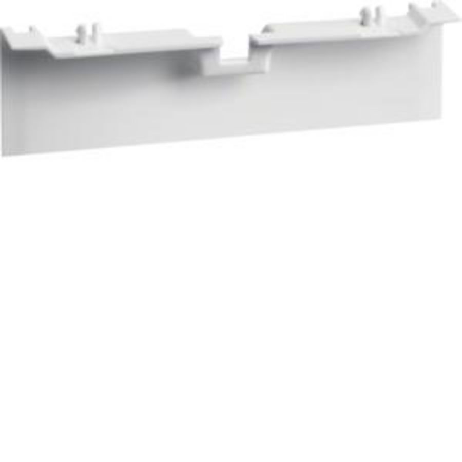 Plintpasstuk voor outlet voor goot 80mm hoog SL verkeerswit