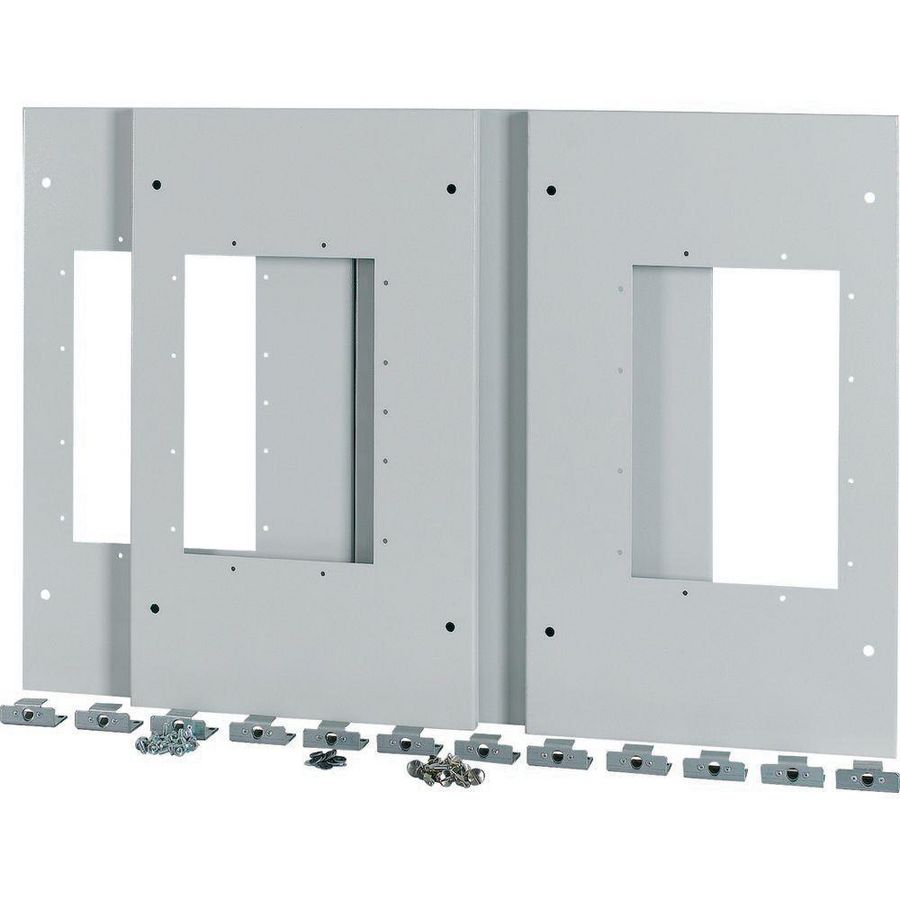 Frontplaten voor 3x IZMX16 uitrijdbaar B=1000mm