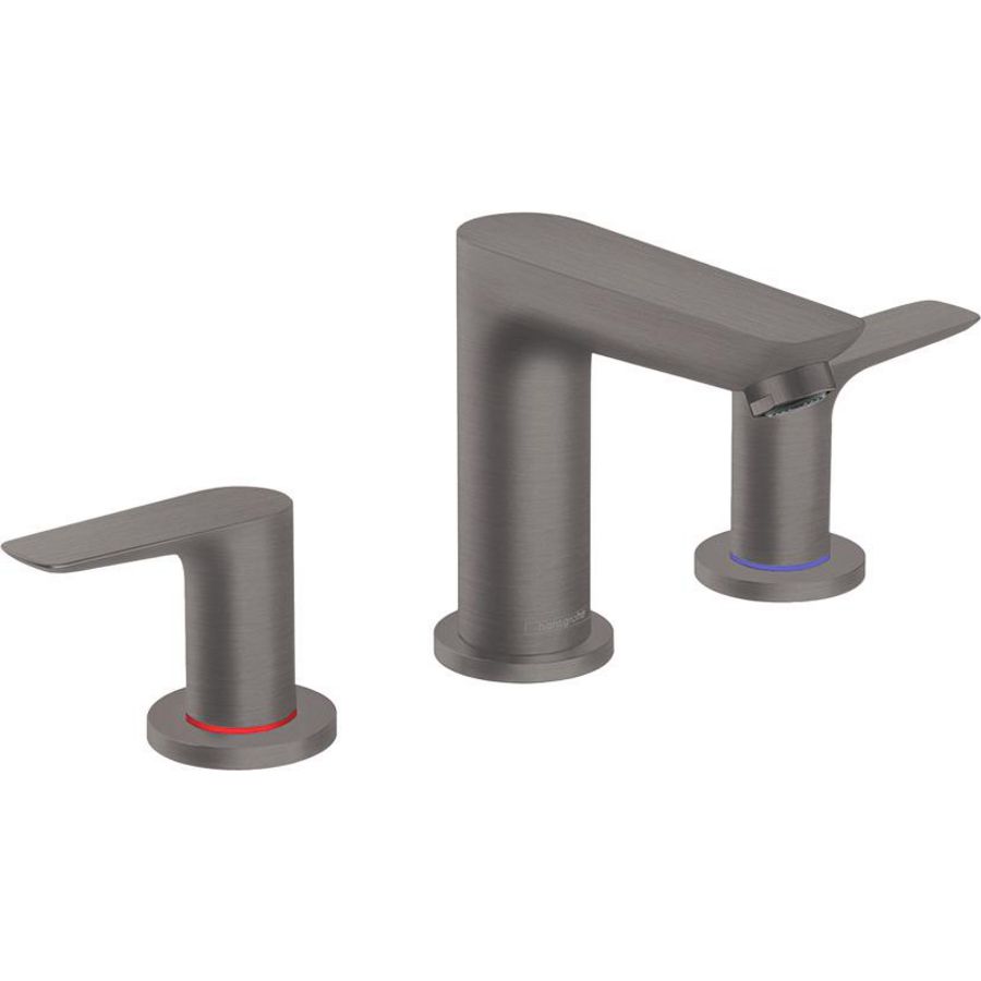 Wastafelmengkraan 110 3-gats Talis E 71733340 brushed black chrome