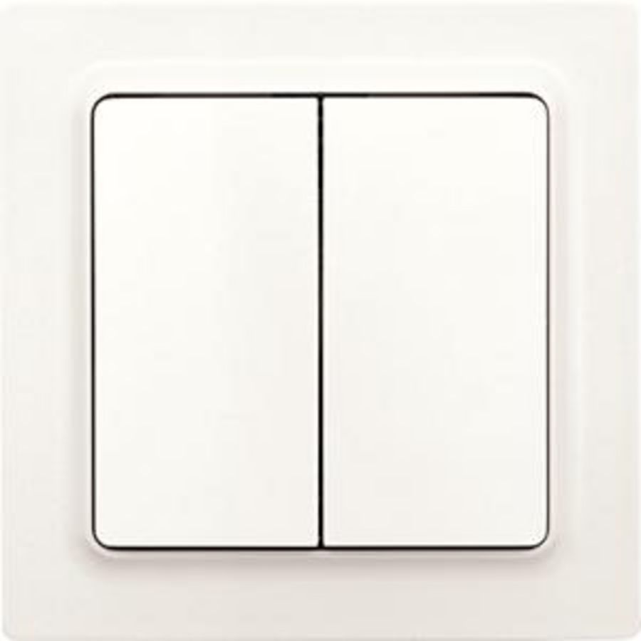 Draadloze EnOcean pulsdrukker,4-kanaals,E-Design,55x55