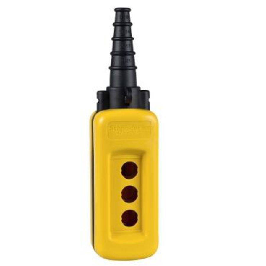Hangende lege drukknopkast 3 verticale gaten Harmony XAC-A