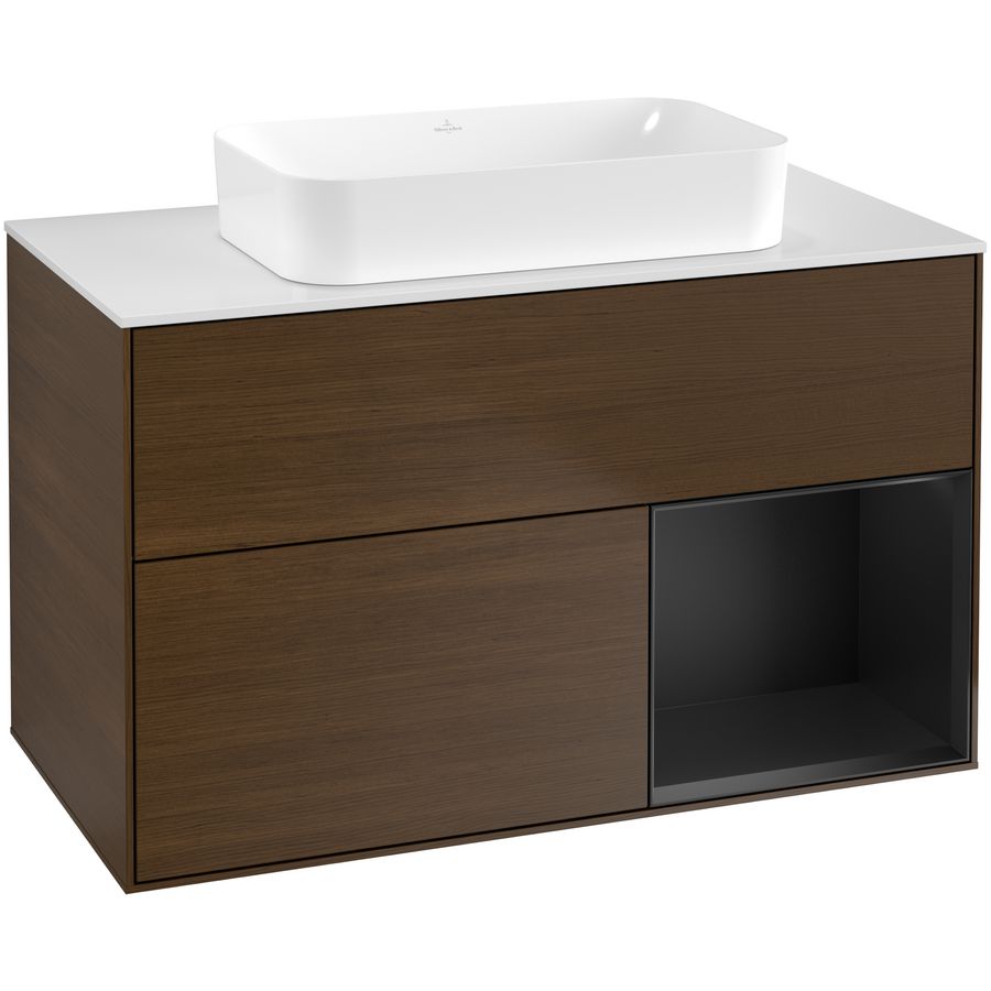 Wastafelonderkast Finion 1000x603x501mm W.Veneer F661PDGN