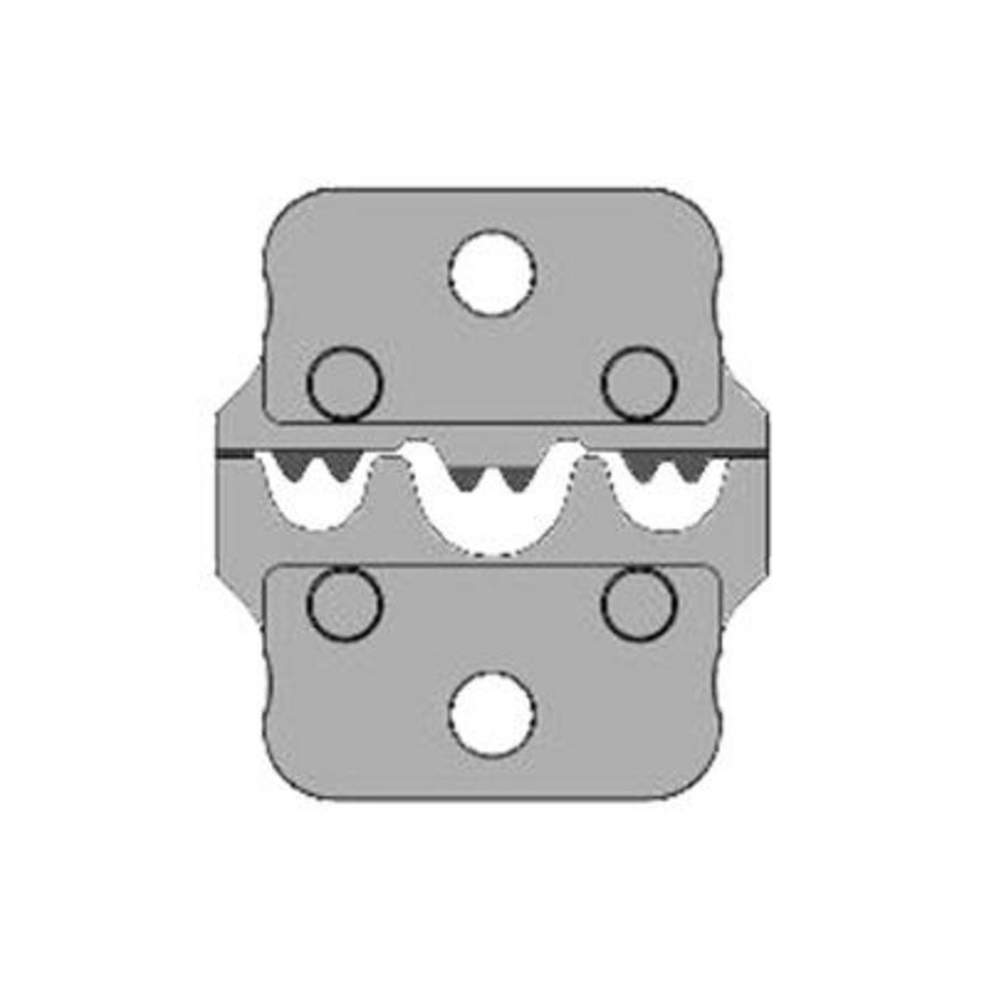 Matrijs voor krimpmachines perskabelschoenen 4mm²/10mm²/6mm²