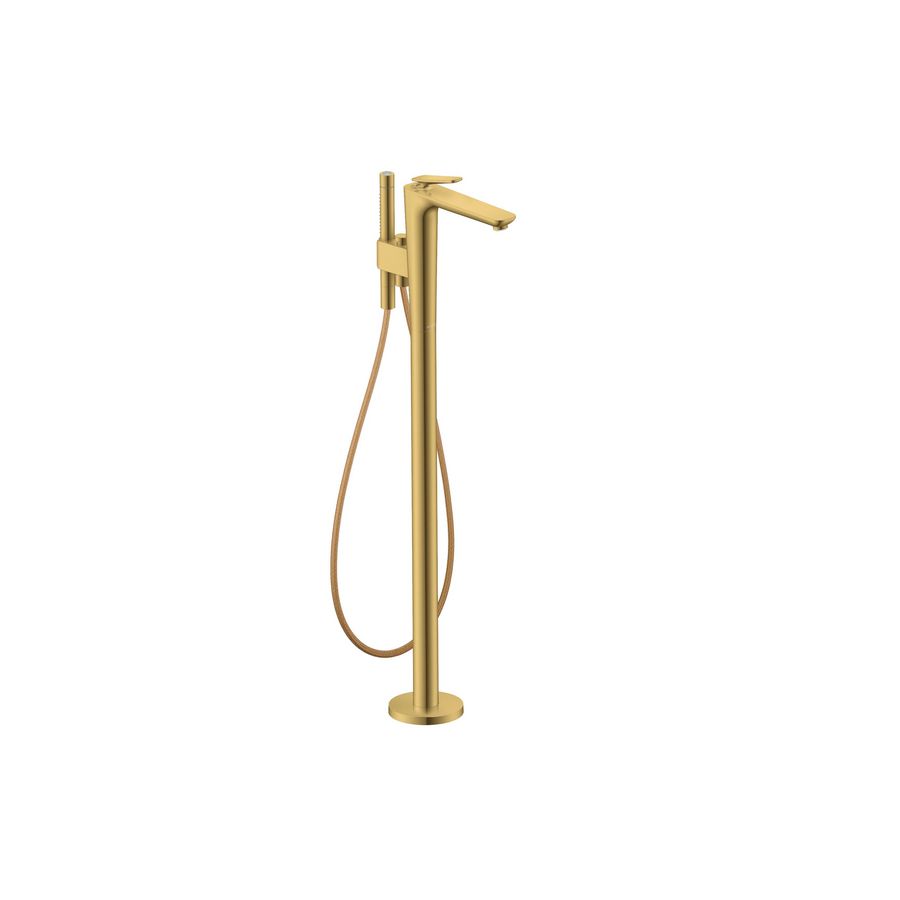 Afbouwdeel 1-hendel badmengkraan vrijstaand polished gold optic Citterio-C
