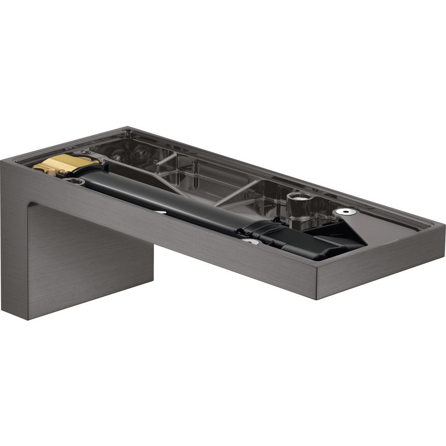 AXOR MyEdition baduitloop z. plaat Brushed Black Chrome