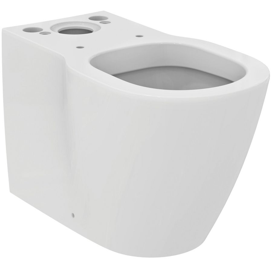 Connect Back to Wall staand closet PK. diepspoel wit tbv duoblok 6ltr. (excl. zitting / reservoir)