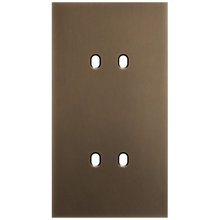 2-voudige afdekplaat Verticaal 71mm centerafstand voor tweevoudig