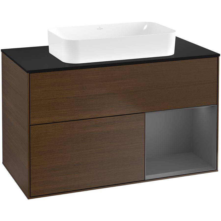 Wastafelonderkast Finion 1000x603x501mm W.Veneer F662GKGN